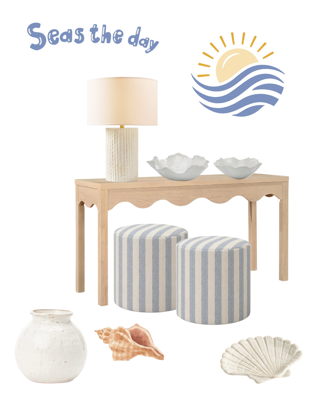 bringing the coast home — soft blues, textured whites, and all the airy details 🌊🤍  

 #LTKSeasonal #LTKHome