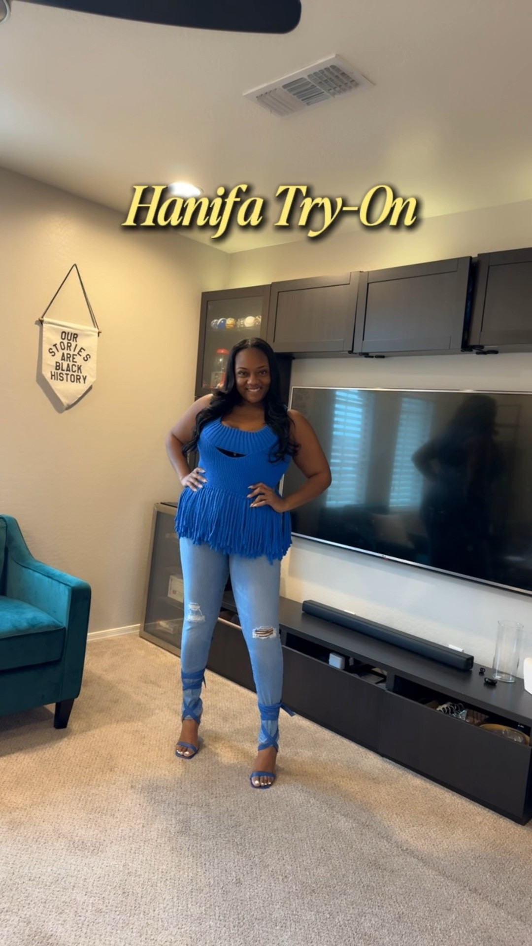 My pre-order arrived and I am so excited, where am I going?

Top is from Hanifa Official.
Niyah Tank Top Size Largee

#LTKMidsize #LTKootd #LTKgrwm