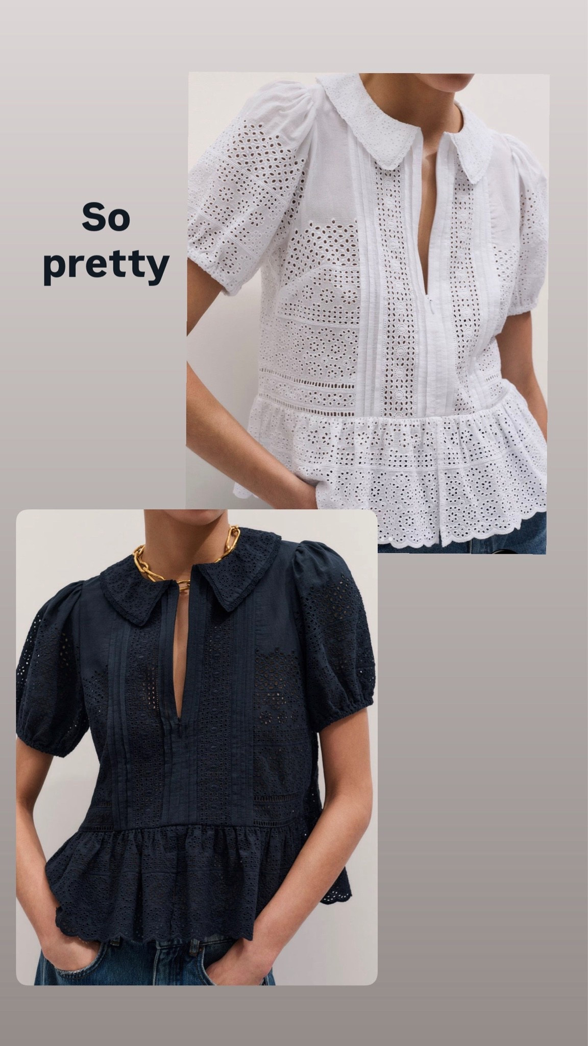 The prettiest broderie top. The best ‘jeans and a nice top’ for summer x

#LTKsummer #LTKstyletip #LTKover50style