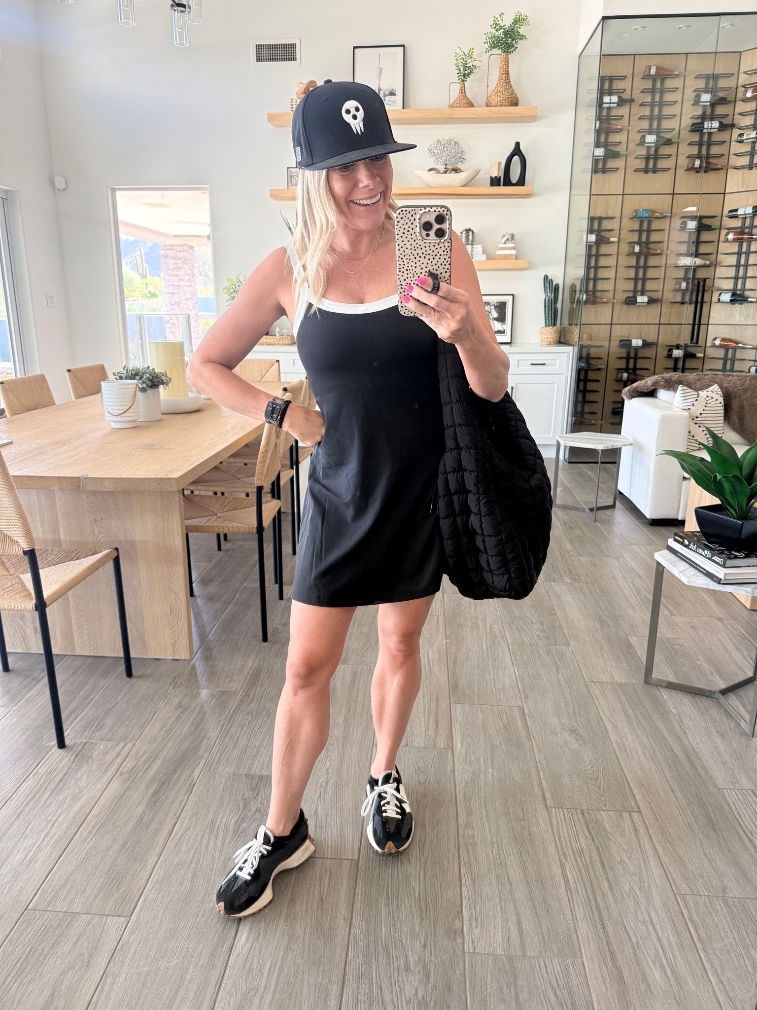 Black lululemon dress runs small. I sized up from a 6 to an 8. Sneakers tts

#LTKootd #LTKmomlife #LTKOver40