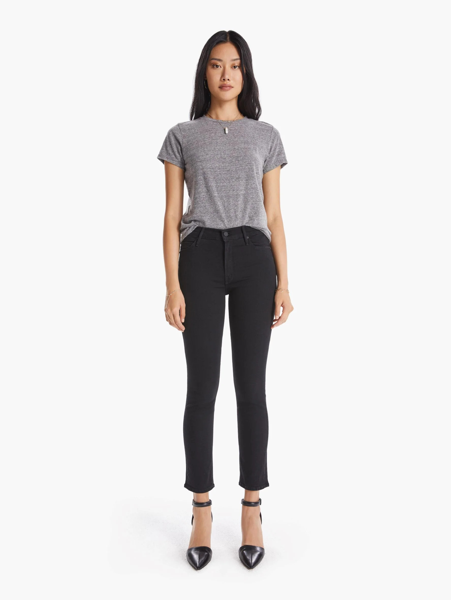 The Mid Rise Dazzler Ankle - Not Guilty | Mother Denim