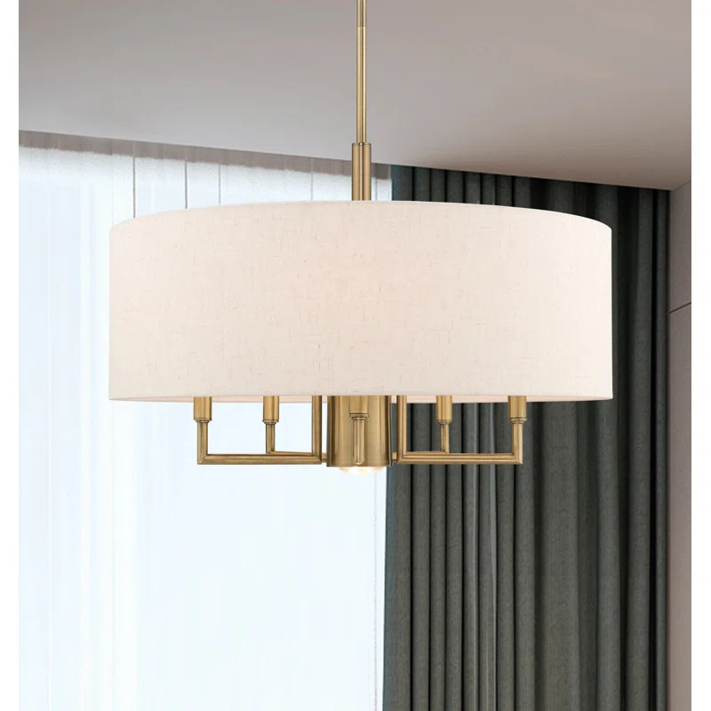 Joss & Main Flaire 6 - Light Shaded Drum Chandelier & Reviews | Wayfair | Wayfair North America