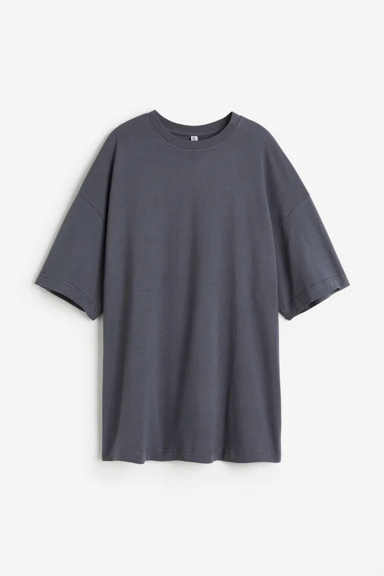 Oversized T-shirt - Dark gray - Ladies | H&M US | H&M (US)