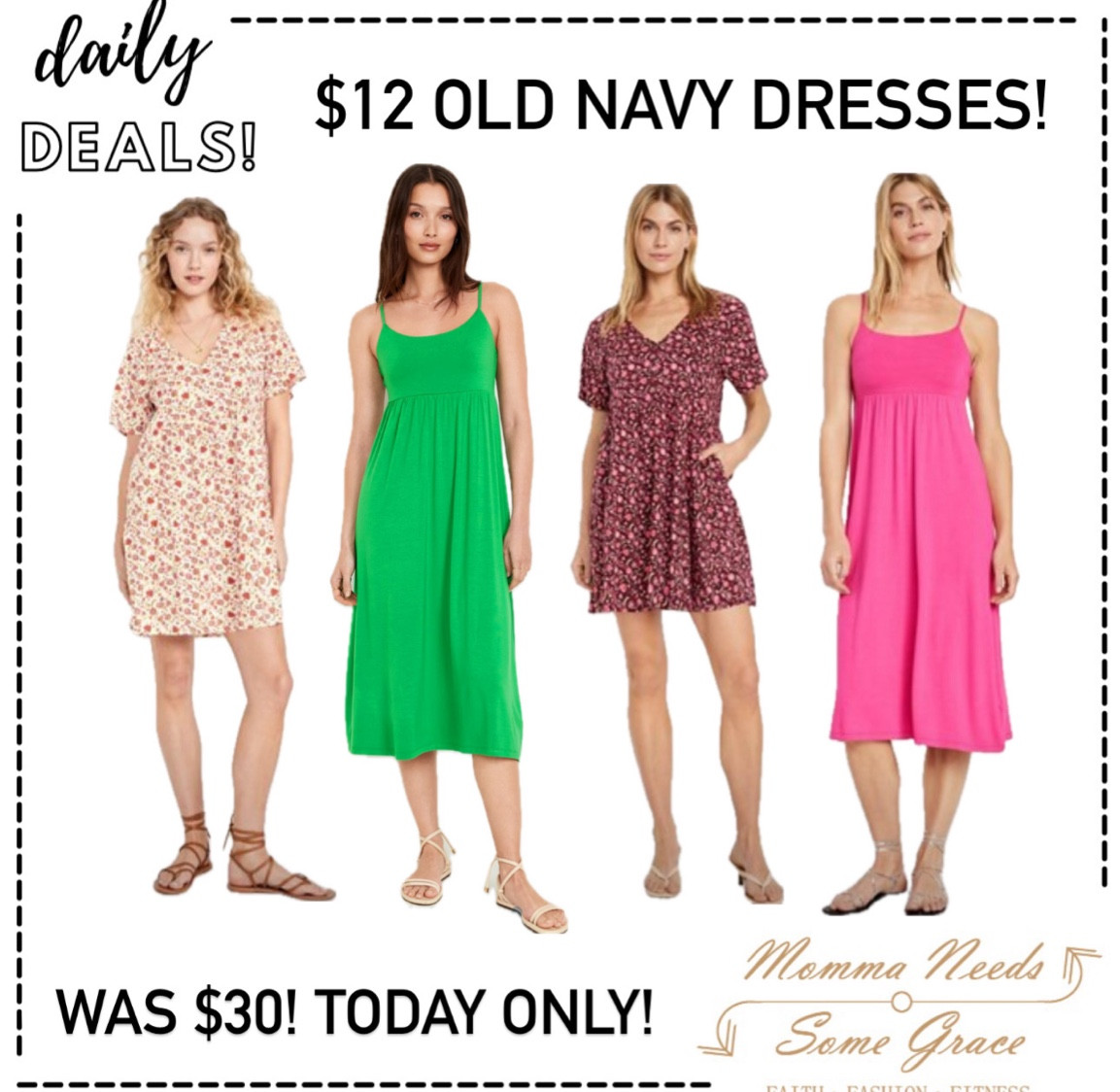 $12 Old Navy dresses today! 

#LTKstyletip #LTKsalealert #LTKfindsunder100