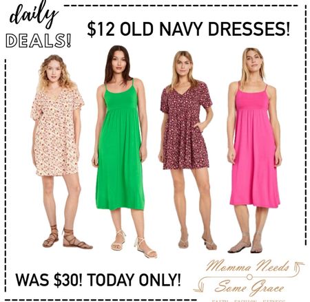 $12 Old Navy dresses today! 

#LTKstyletip #LTKsalealert #LTKfindsunder100