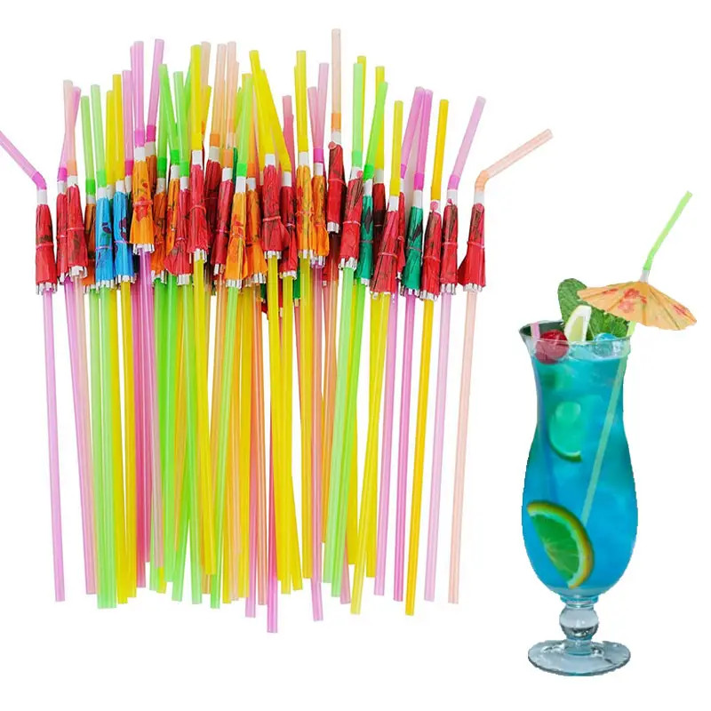 Umbrella Parasol Drinking Straws Hawaiian Beach Cocktail - Temu | Temu Affiliate Program