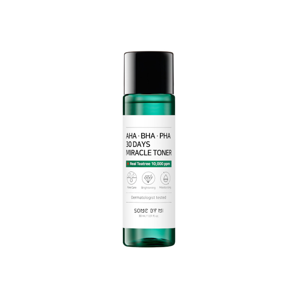 some by mi aha bha pha 30days miracle toner 30ml | Shopee (BR)