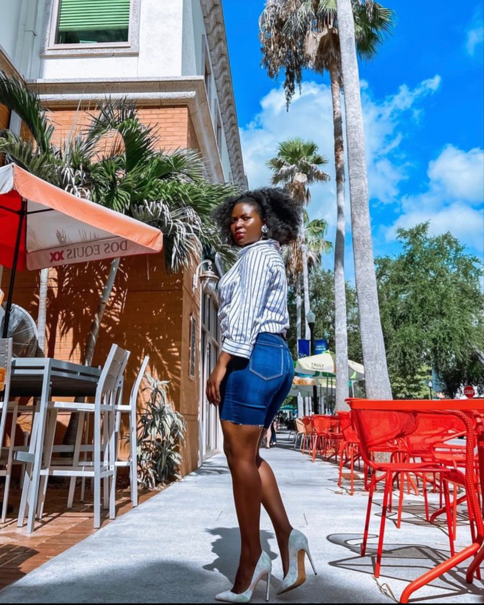 4th of July outfit ideas. 
Simple summer outfits

       Denim shorts. 
	summer Shorts
	Summer denim shorts 
	Casual denim shorts 
	Classic
	Distressed
	High-waisted shorts 
	Cutoff
	Frayed
	Vintage style denim shorts. 
       Bermuda shorts. 
Travel shorts , white high heels 

#LTKtravel #LTKSeasonal #LTKFind