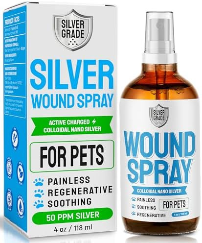 Wound Spray for Pets – Colloidal Silver Wound Care for Dogs & Cats – Helps with Skin Irritati... | Amazon (US)