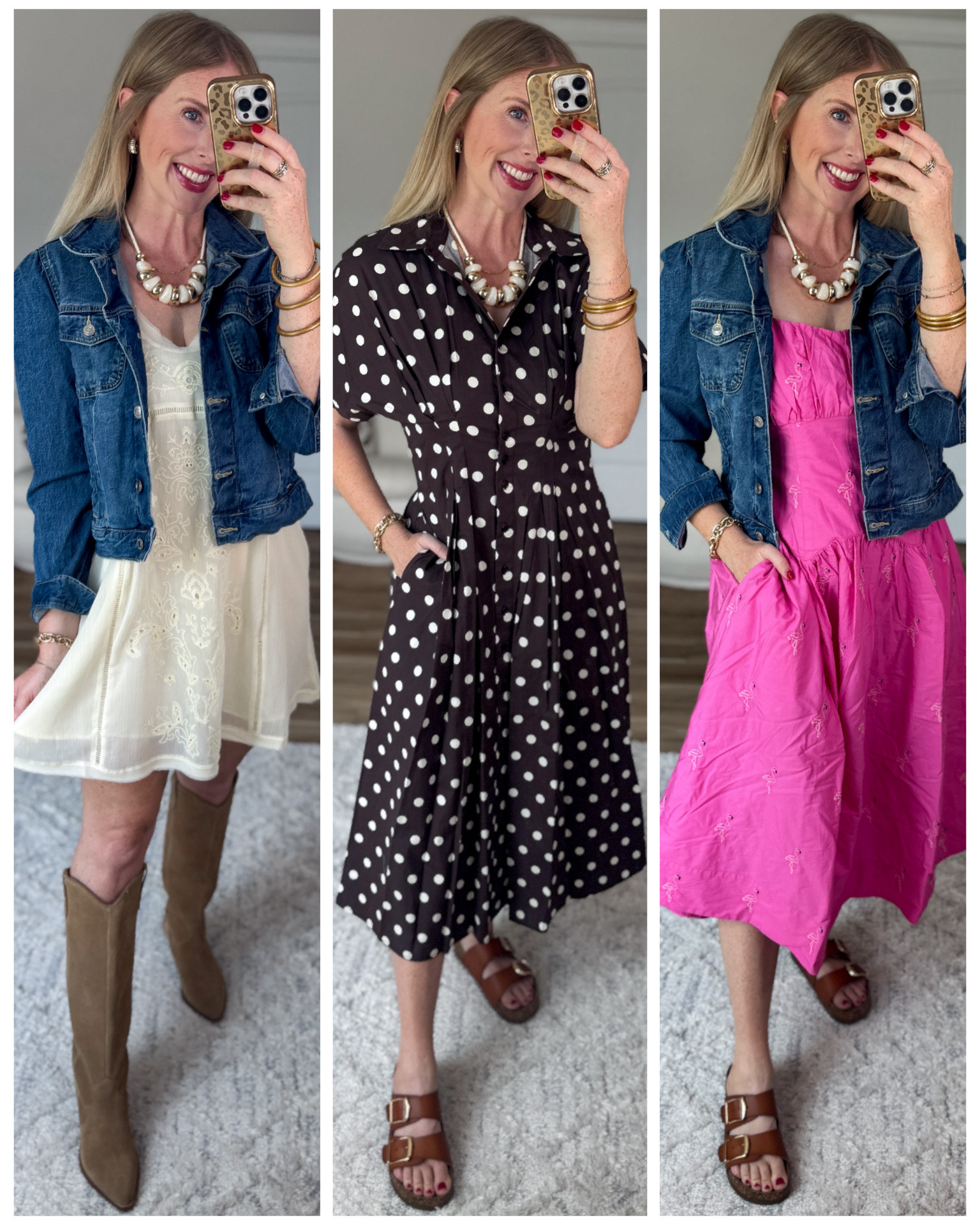 Daily try on, Walmart outfit, Walmart fashion, Walmart try on, jean jacket, midi dress, summer style

#LTKootd #LTKmomlife