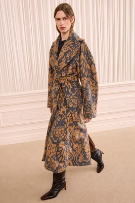 Harper Wool Coat - Pewter | Ulla Johnson