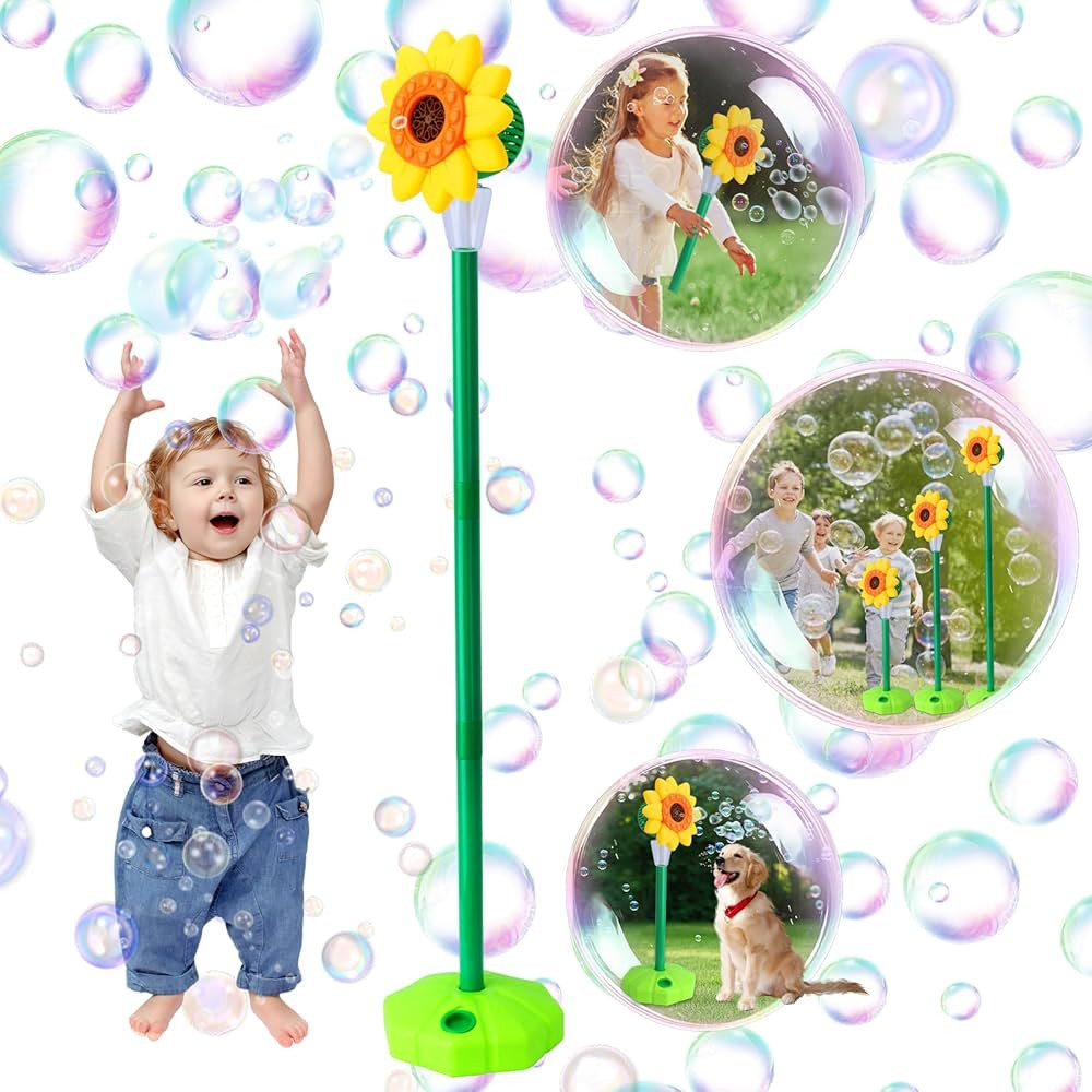 COSILY Bubble Machine, Automatic Flower Bubble Machine Blower, Height 47 Inches Bubble Machine fo... | Amazon (US)