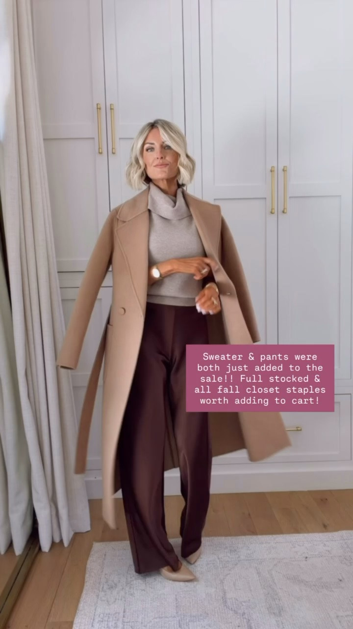Staple fall pieces to grab while on sale! This coat has been a favorite purchase of mine from NSALE for years now. Wearing an XS in the top & satin pants! 2 in coat! 

Loverly Grey, fall outfit, fall staples

#LTKSaleAlert #LTKSeasonal