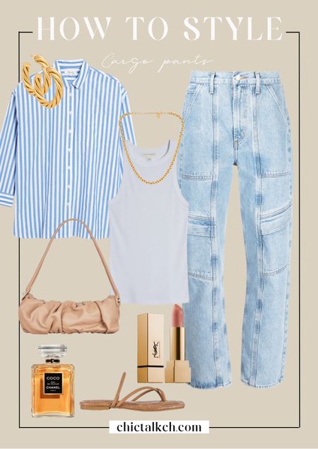 Another chic way to style these denim cargo jeans by Agolde! 

#LTKunder100 #LTKstyletip #LTKFind