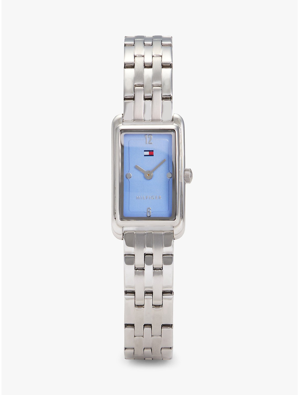 Tommy Hilfiger Women's 16MM Rectangle Link Watch - White | Tommy Hilfiger (US)