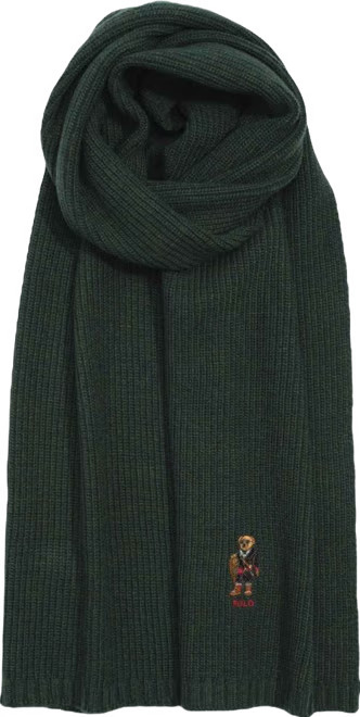 Men's Holiday Bear Scarf | Macy's