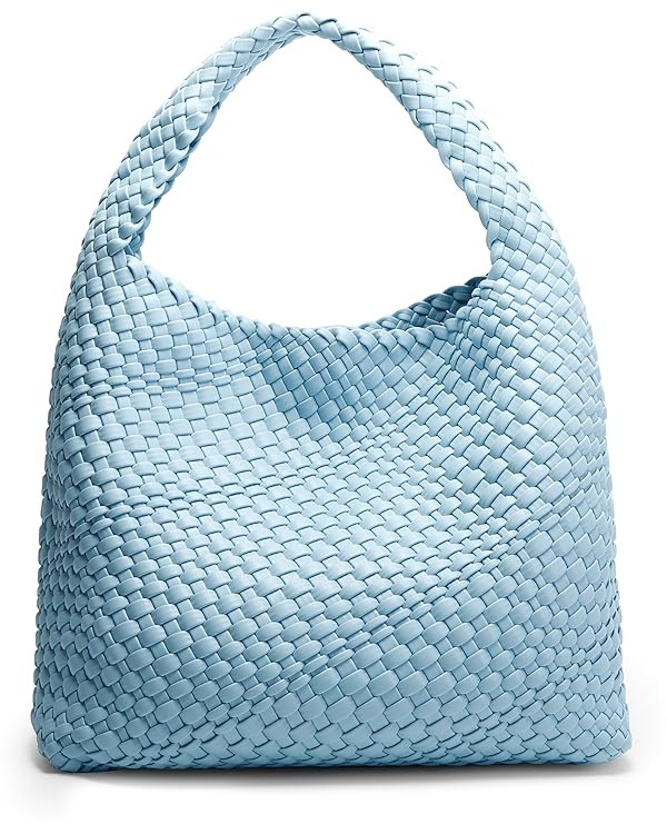 Fashion Hobo Bags for Women Top-handle Shoulder Bag Vegan Leather Purses Soft Summer Tote Bag | W... | Amazon (US)