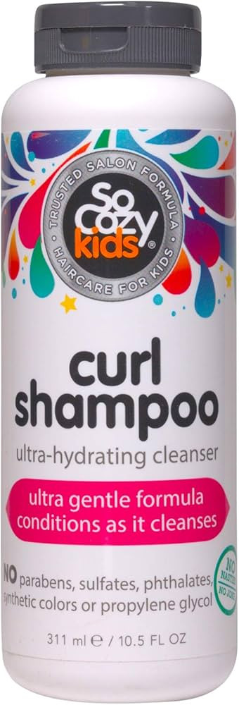 SoCozy Curl Shampoo | For Kids Hair | Ultra-Hydrating Cleanser | No Parabens, Sulfates, Synthetic... | Amazon (US)