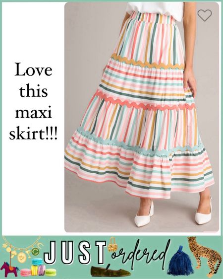 Just ordered this adorable maxi skirt





#LTKSeasonal #LTKStyleTip #LTKFindsUnder100