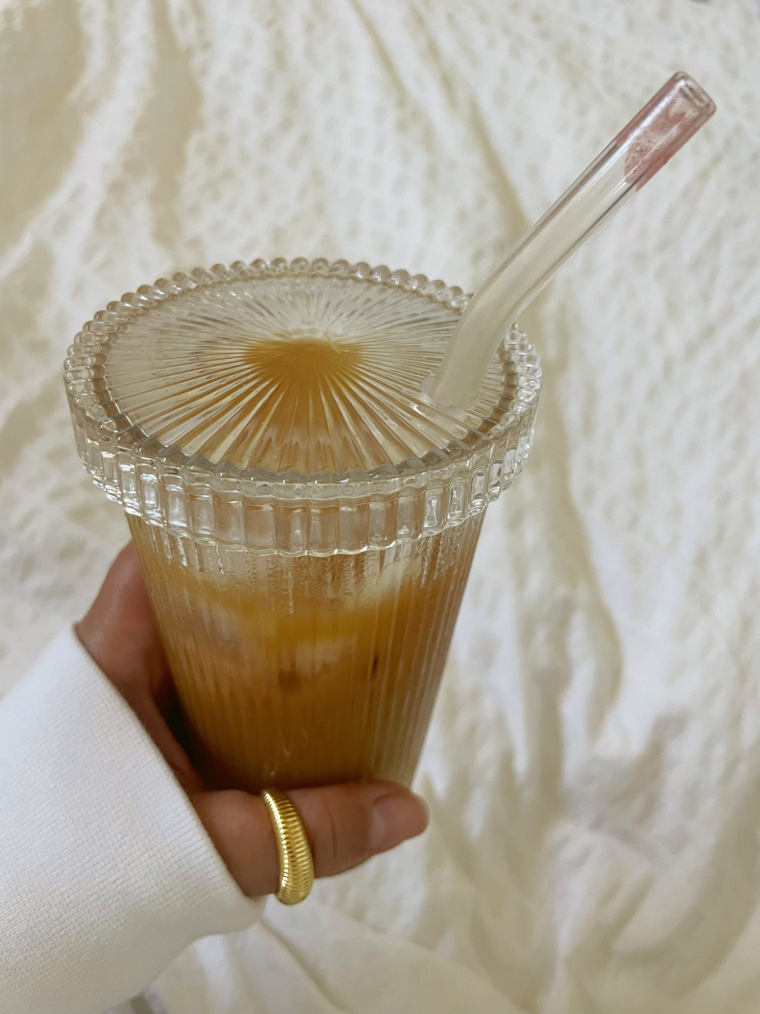 Drinking my iced coffee out of a beautiful fluted glass tumbler just makes it into a whole experience. ✨

#LTKGiftGuide #LTKhome #LTKHoliday