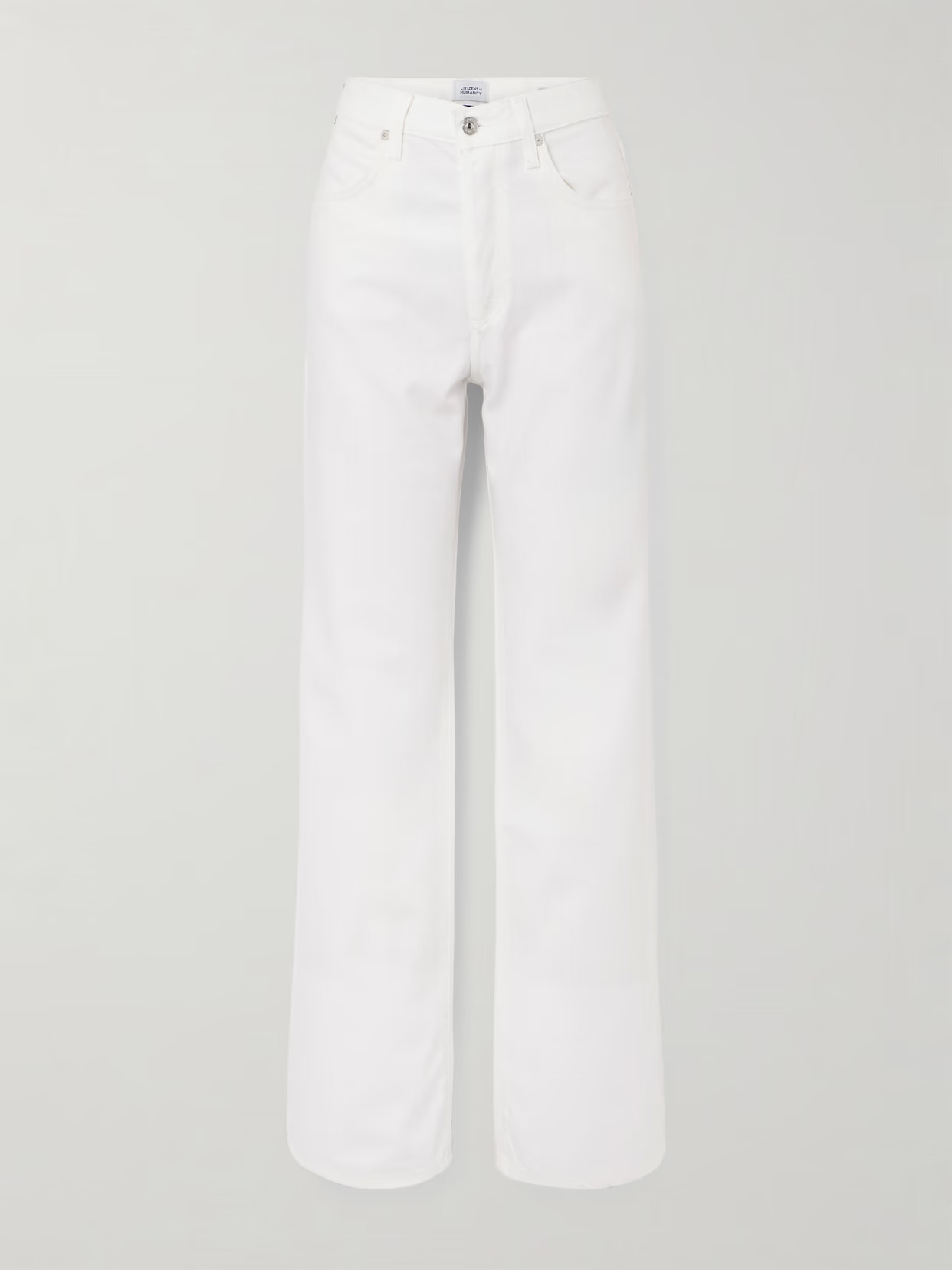 Citizens of Humanity - Annina High-rise Straight-leg Jeans - White | NET-A-PORTER (US)