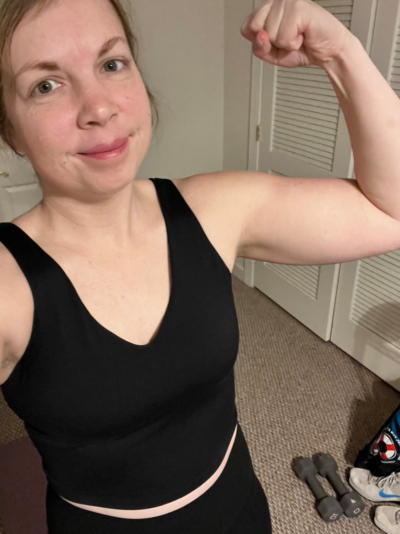 The best workout tank/bras ever! I have this in 5 different colors. I typically size up so it's a tad longer and not as form fitting. 

#LTKfitnessgoals #LTKootd #LTKgrwm