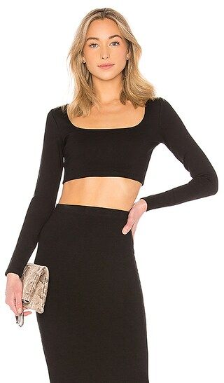 Lovers + Friends Carlina Crop in Night | Revolve Clothing (Global)