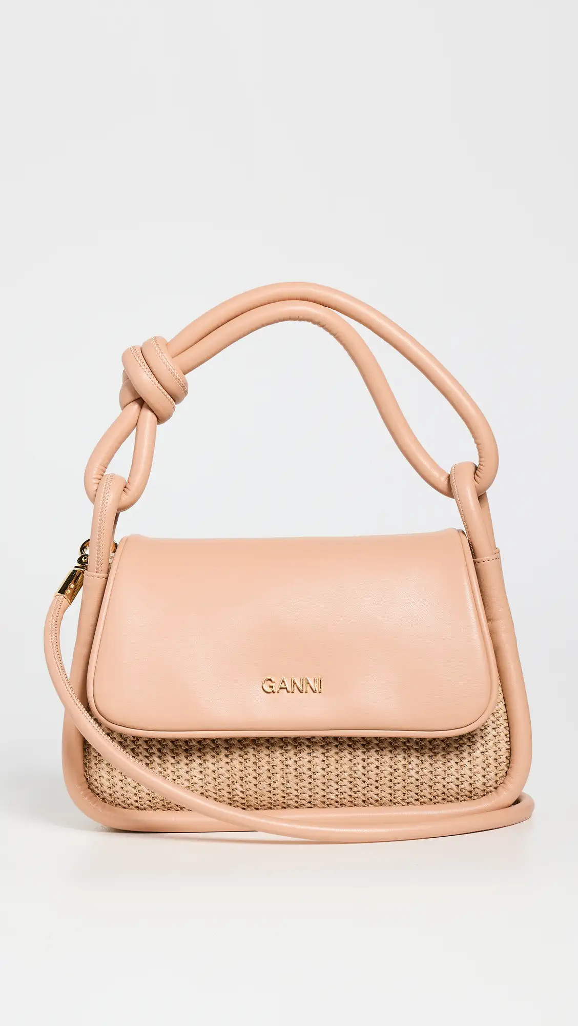 Knot Flap Over Raffia Bag | Shopbop