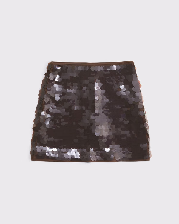 Women's The A&amp;F Scarlett Sequin Mini Skort | Women's Bottoms | Abercrombie.com | Abercrombie &amp; Fitch (US)