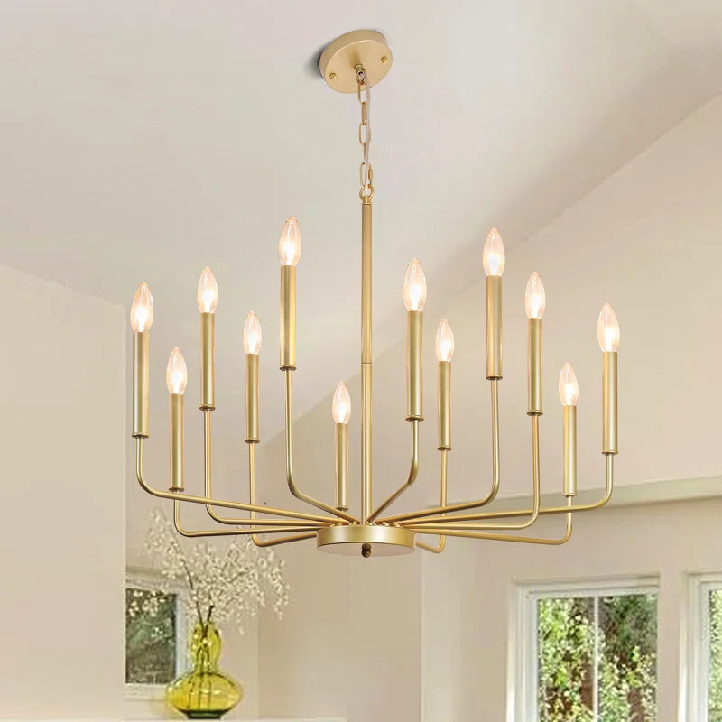 Karmoni 12 - Light Dimmable Classic / Traditional Chandelier | Wayfair North America