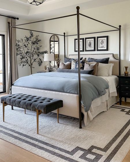 My bedroom rug is on sale for an extra 25% off for an extended Cyber Monday! And my velvet end of bed bench is also on sale and such a luxe for less feel!

canopy bed, duvet cover, bedding, shams, pillows, mirror, olive tree, Amazon linen curtains 

#LTKCyberWeek #LTKhome #LTKsalealert
