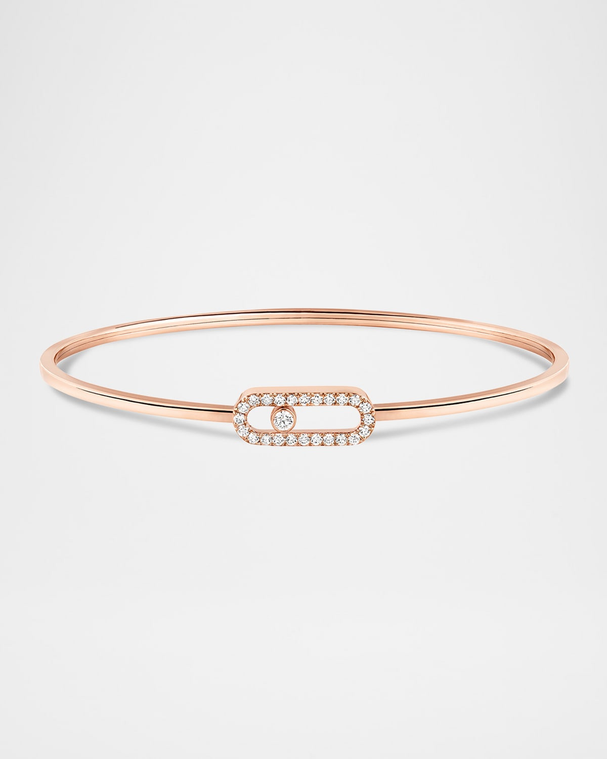 Move Uno 18K Pink Gold Flex Diamond Pave Bracelet | Neiman Marcus
