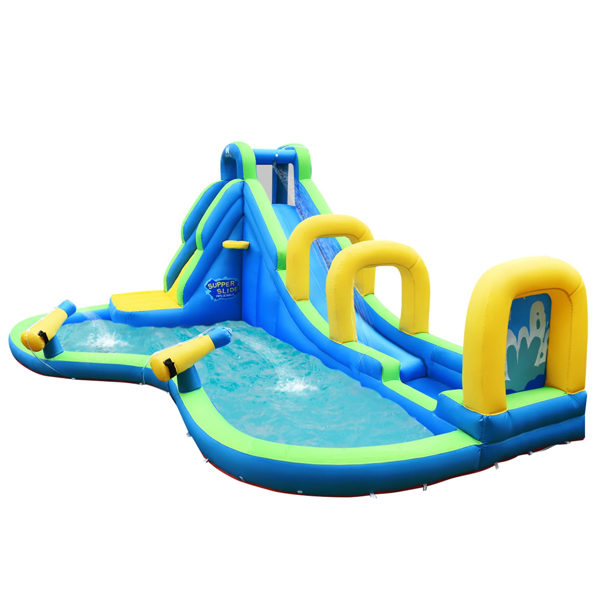 Gymax Kids Inflatable Water Park Bounce House without Blower | Walmart (US)