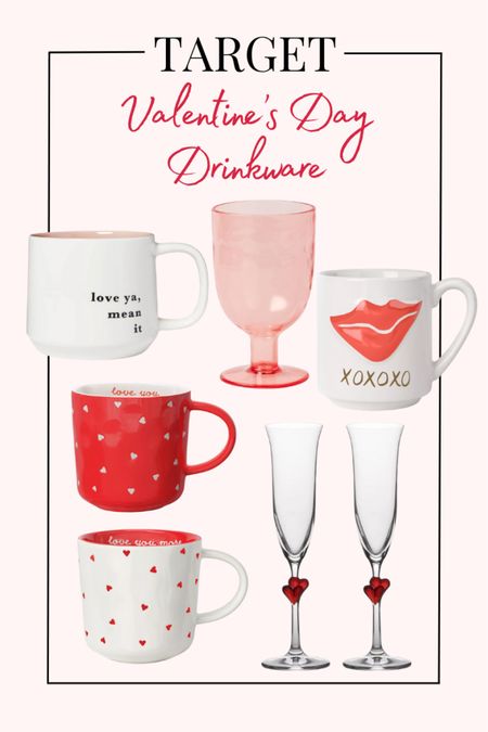 Target Valentine’s Day drink ware finds! Target Vday decor

#LTKSeasonal #LTKfindsunder50 #LTKhome