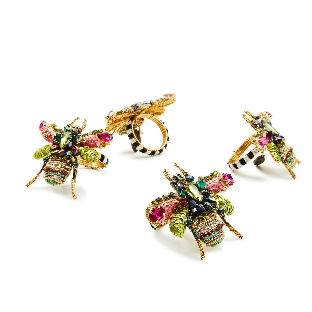 Beetle Napkin Rings, Set of 4 | MacKenzie-Childs