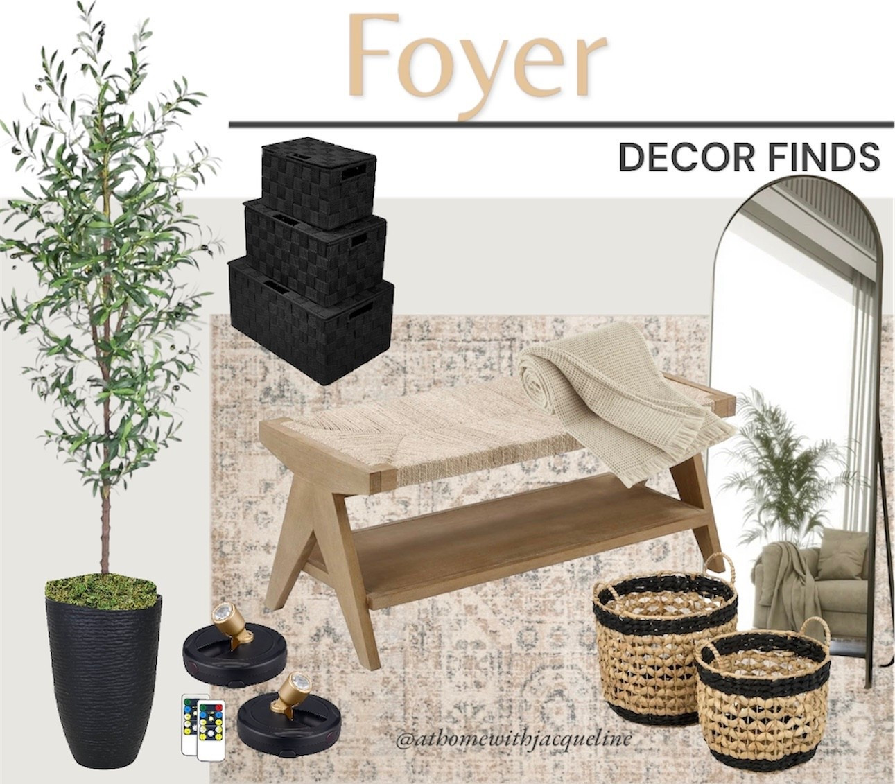 Foyer decor finds. Entryway. Bench.

#LTKFindsUnder100 #LTKHome #LTKSeasonal