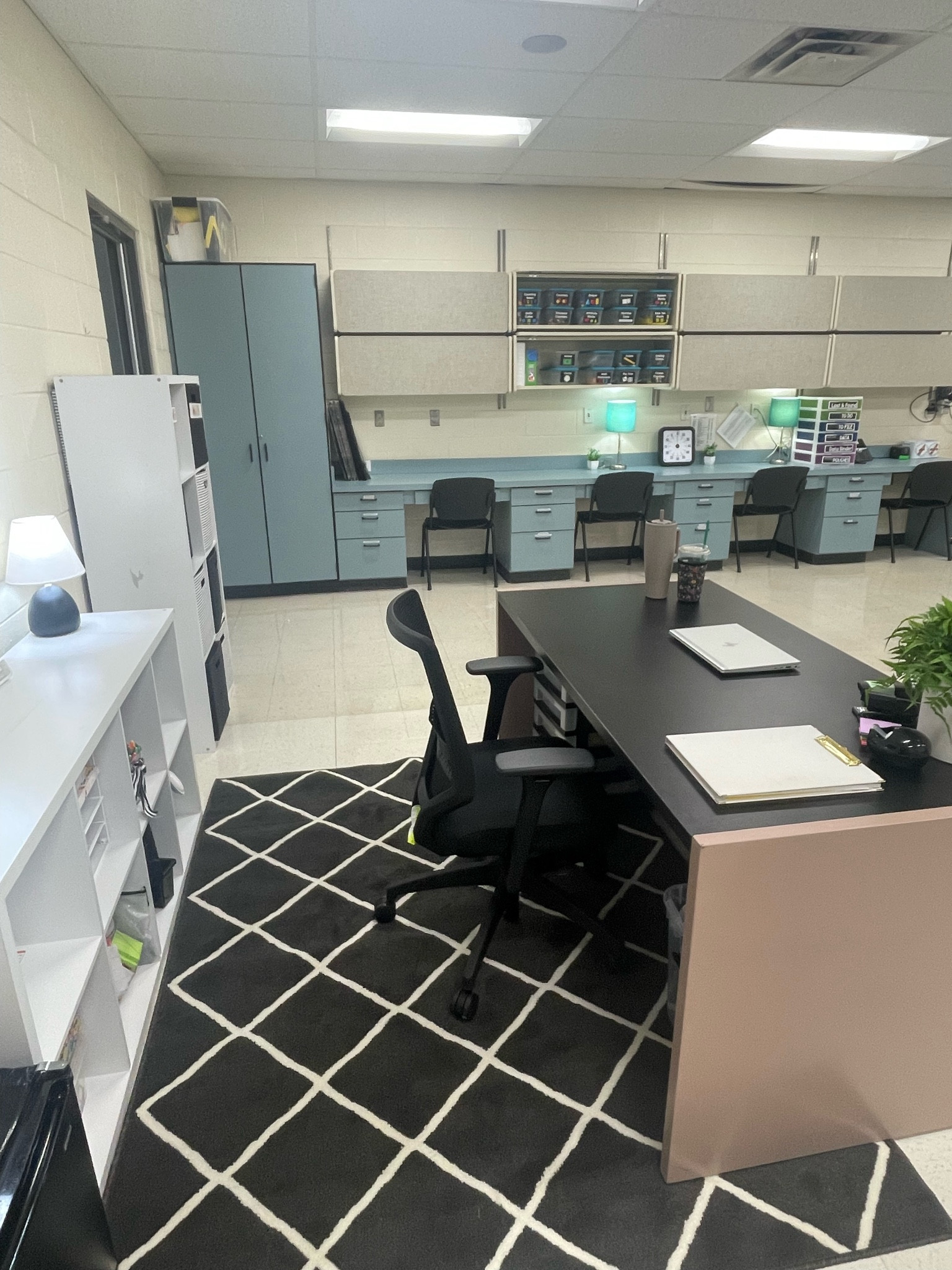 The start of the new classroom setup! Got this rug for a different area but then ended up loving it by my desk! 

#teacher #teacherdesk #backtoschool #classroomsetup

#LTKBacktoSchool