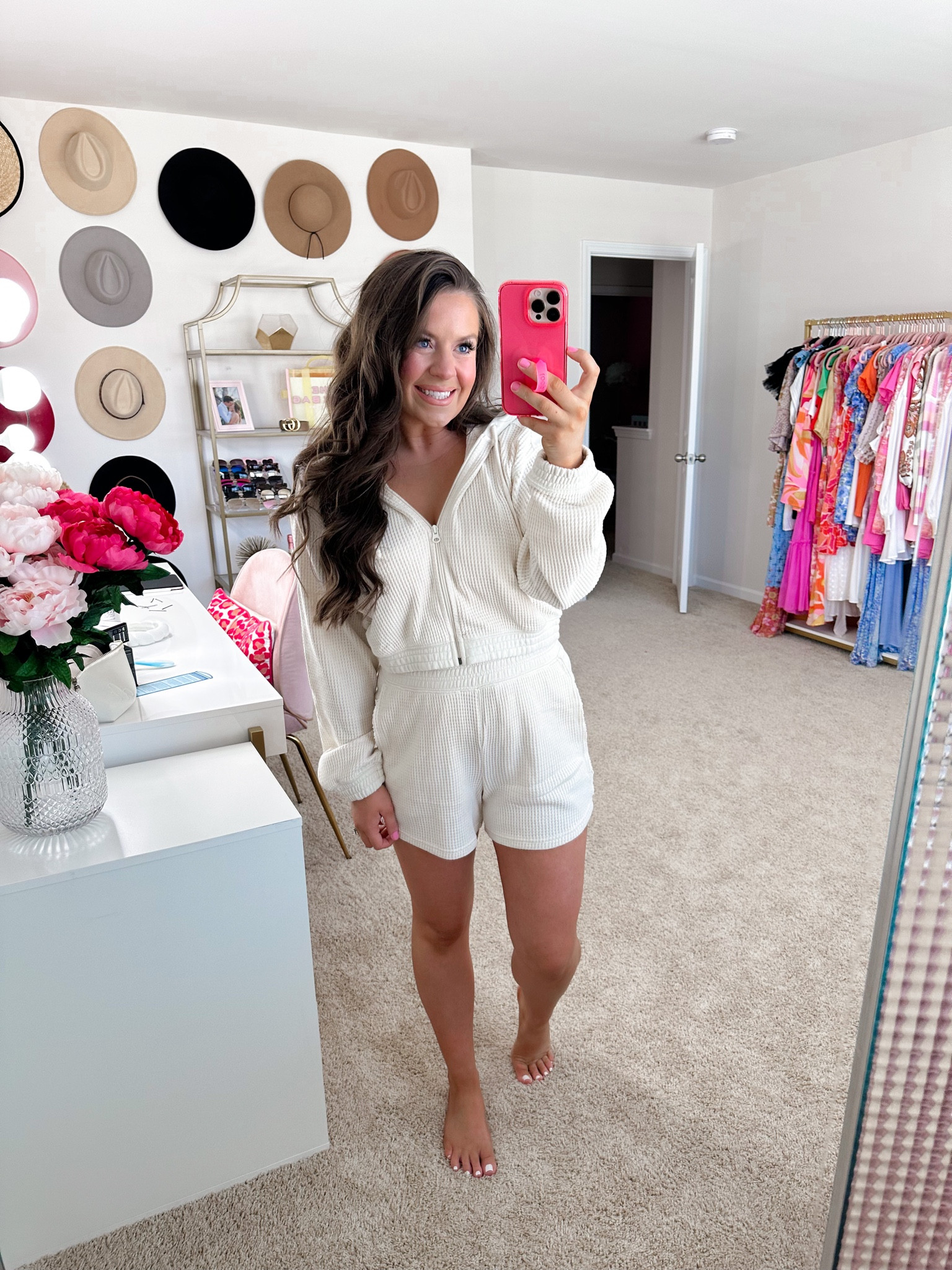 2 piece set from Aerie! Waffle knit, thick material! The hoodie has a cropped fit - it’s sooo comfy! Wearing a size small in the hoodie + bottom - fits true to size. Comes in more colors! 

#LTKunder100 #LTKstyletip #LTKFind