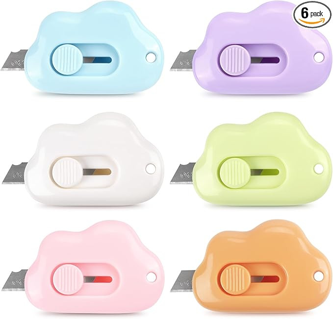 Tamaki Mini Box Cutter Cloud Retractable Letter Opener Envelope Slitter, Package Opener for Envel... | Amazon (US)