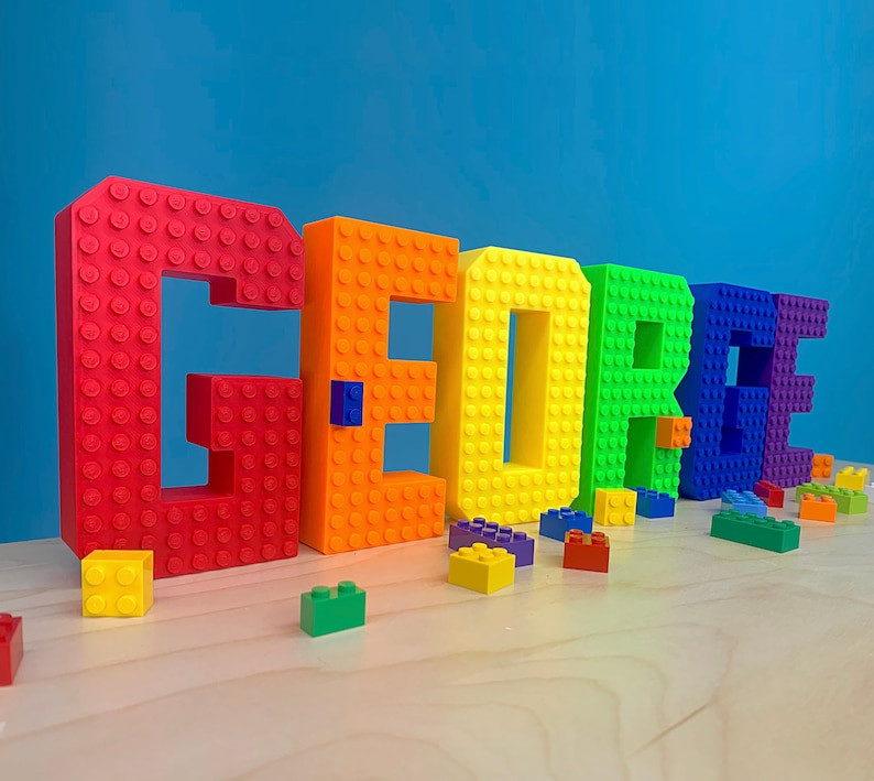 Personalized Name Sign | Custom Sign Kids Room Decor | Large Letters for Kids Bedroom | Brick Boy... | Etsy (US)