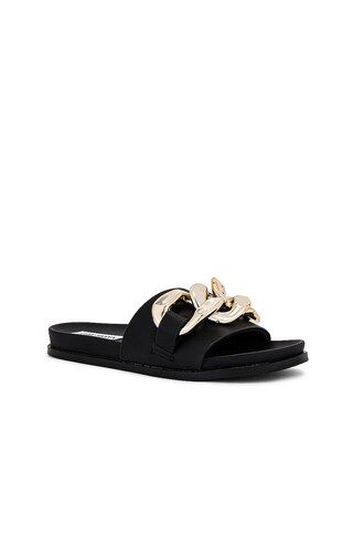 Steve Madden Delay Slide in Black from Revolve.com | Revolve Clothing (Global)