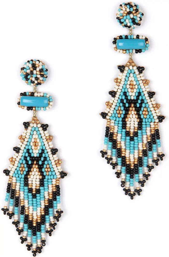 Deepa Gurnani Alida Beaded Drop Earrings | Nordstrom | Nordstrom