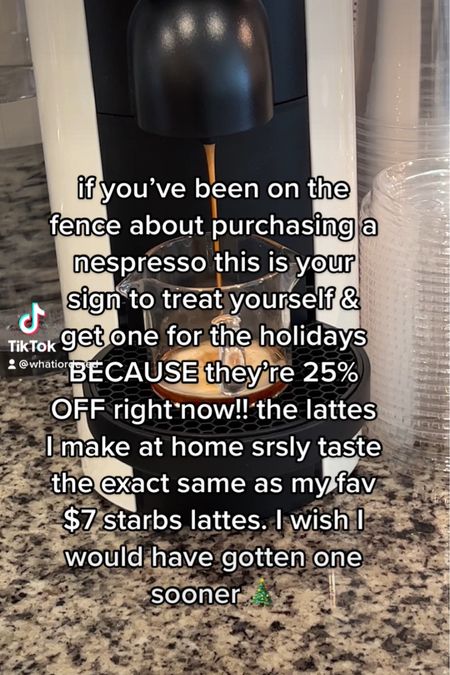 Nespresso VertuoPlus machines are 25% off right now!! 

#LTKSeasonal #LTKhome #LTKGiftGuide