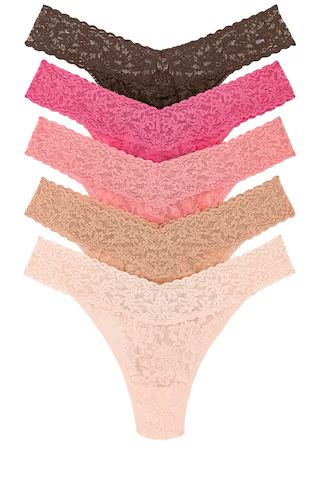 Hanky Panky Original Rise Sea Finds Line Thong Pack in DGBH from Revolve.com | Revolve Clothing (Global)
