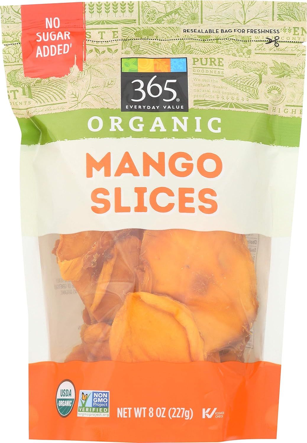 365 Everyday Value, Organic Mango Slices, 8 oz | Amazon (US)