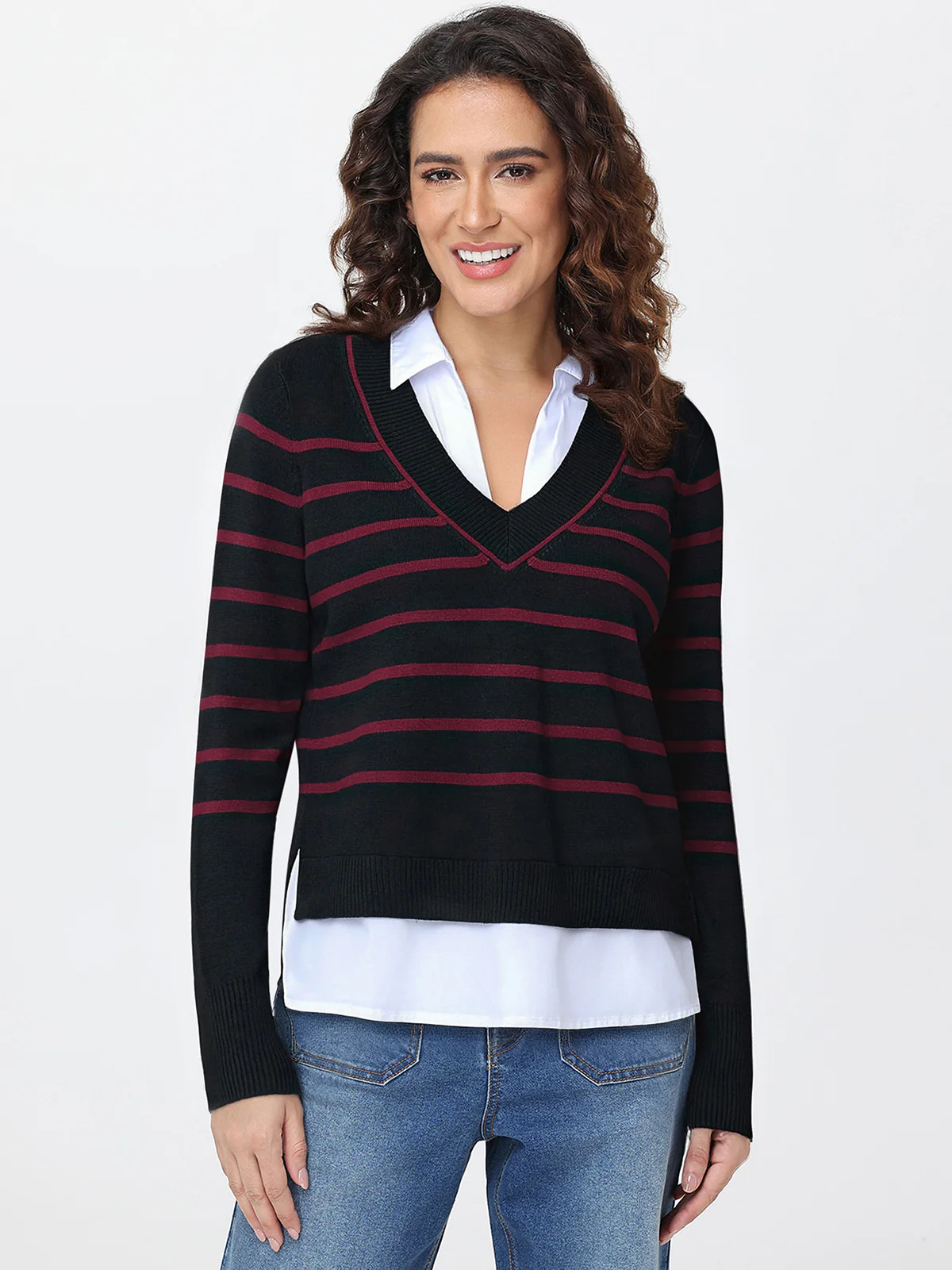 89th & Madison Madison Mixed Media Sweater | 89th + Madison