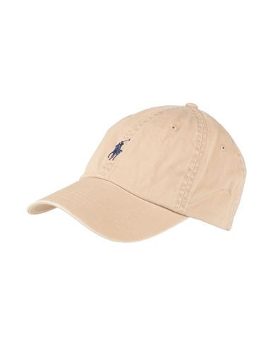 Polo Ralph Lauren Man Hat Beige Size ONESIZE Cotton | YOOX (US)