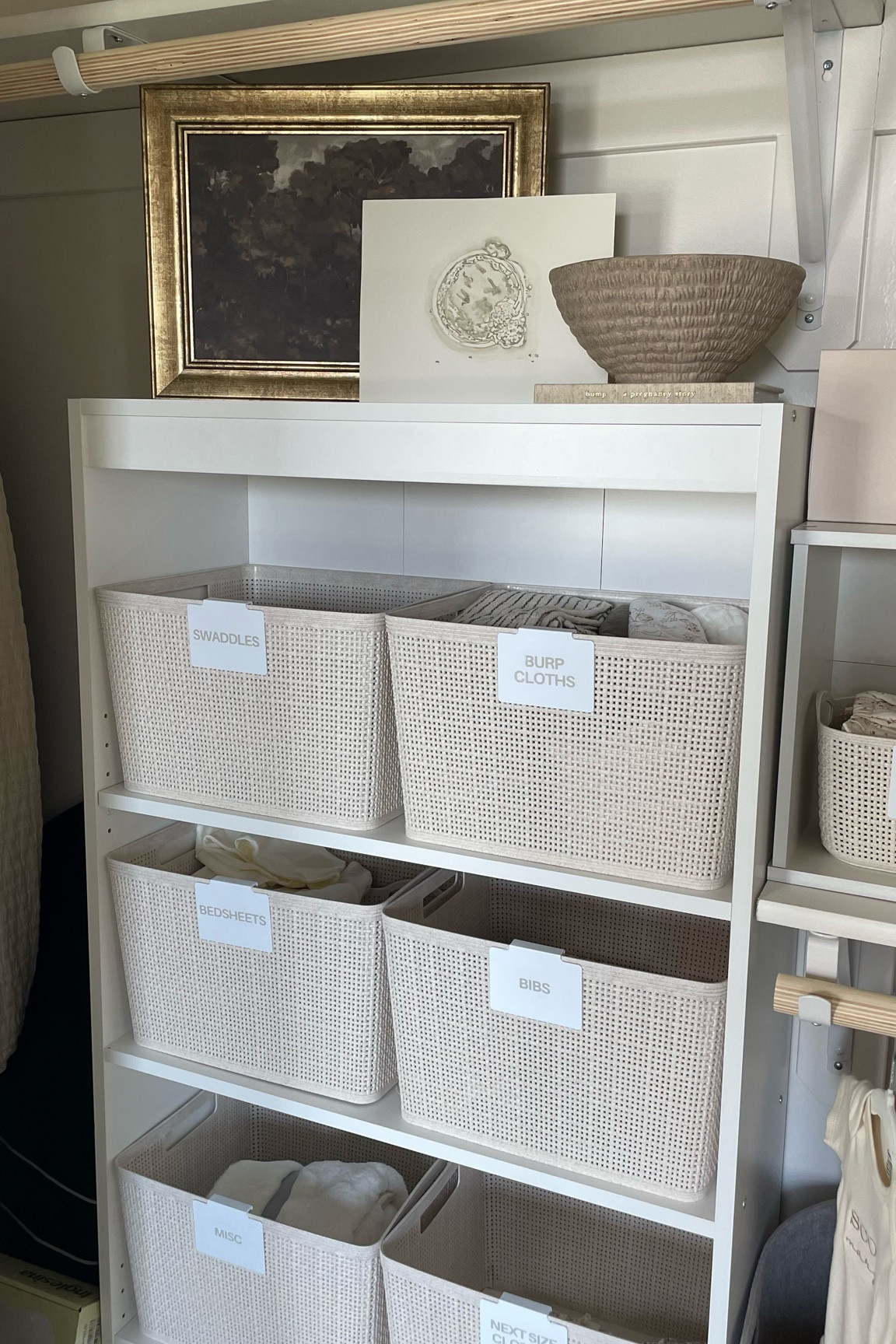 closet organization for my gender neutral nursery 🤍

nursery closet | nursery organization | baby essentials | nest with me | first time mom

#LTKhome #LTKbaby #LTKfamily