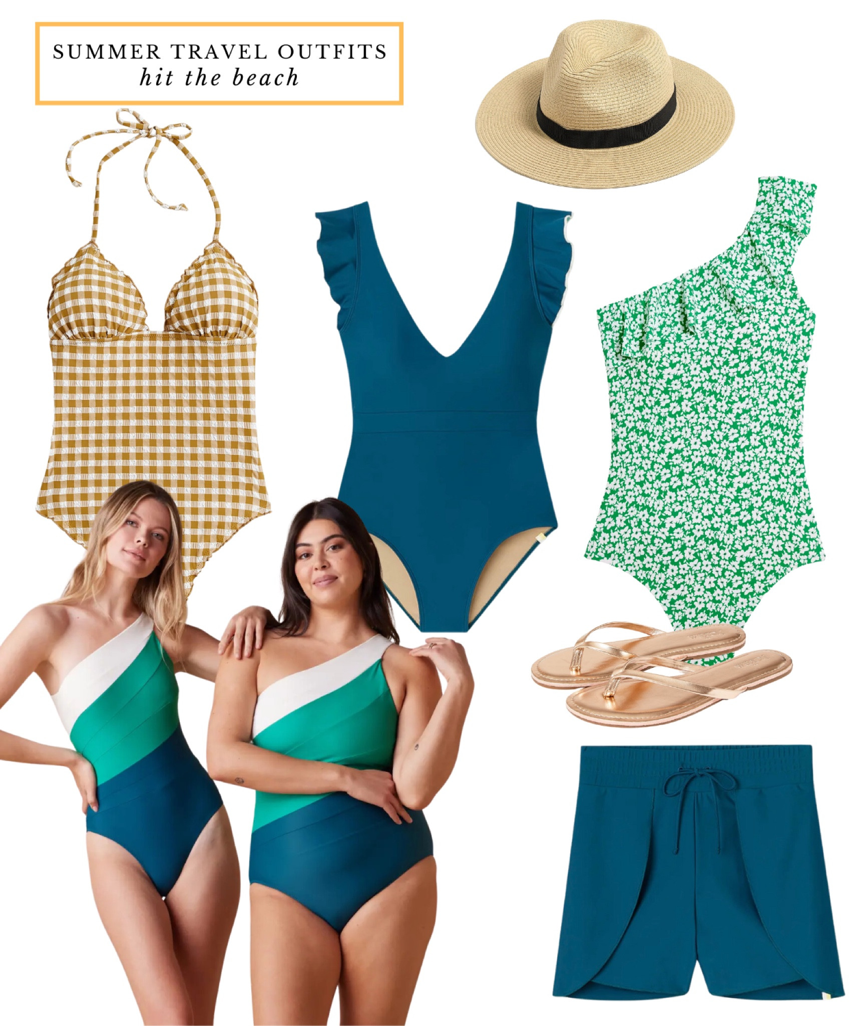 Summer travel outfits for the beach // one piece swimsuit, beach vacation outfit, European vacation, swimsuit over 50, beach coverup 

#LTKover50style #LTKtravel #LTKswimwear