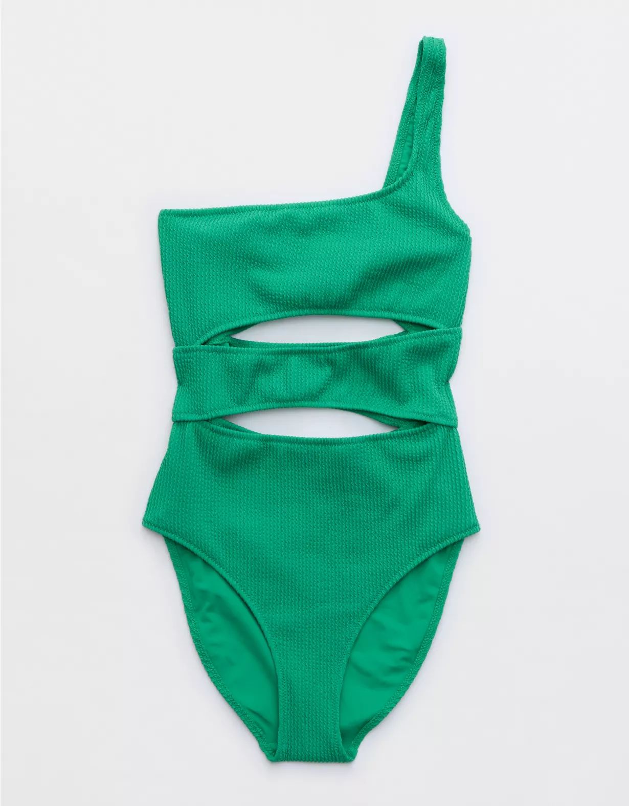 Aerie Crinkle Full Coverage One Piece Swimsuit | Aerie